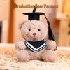 Abschluss Teddybär Plüsch Schlüsselanhänger - Event Geschenkbeutel Anhänger