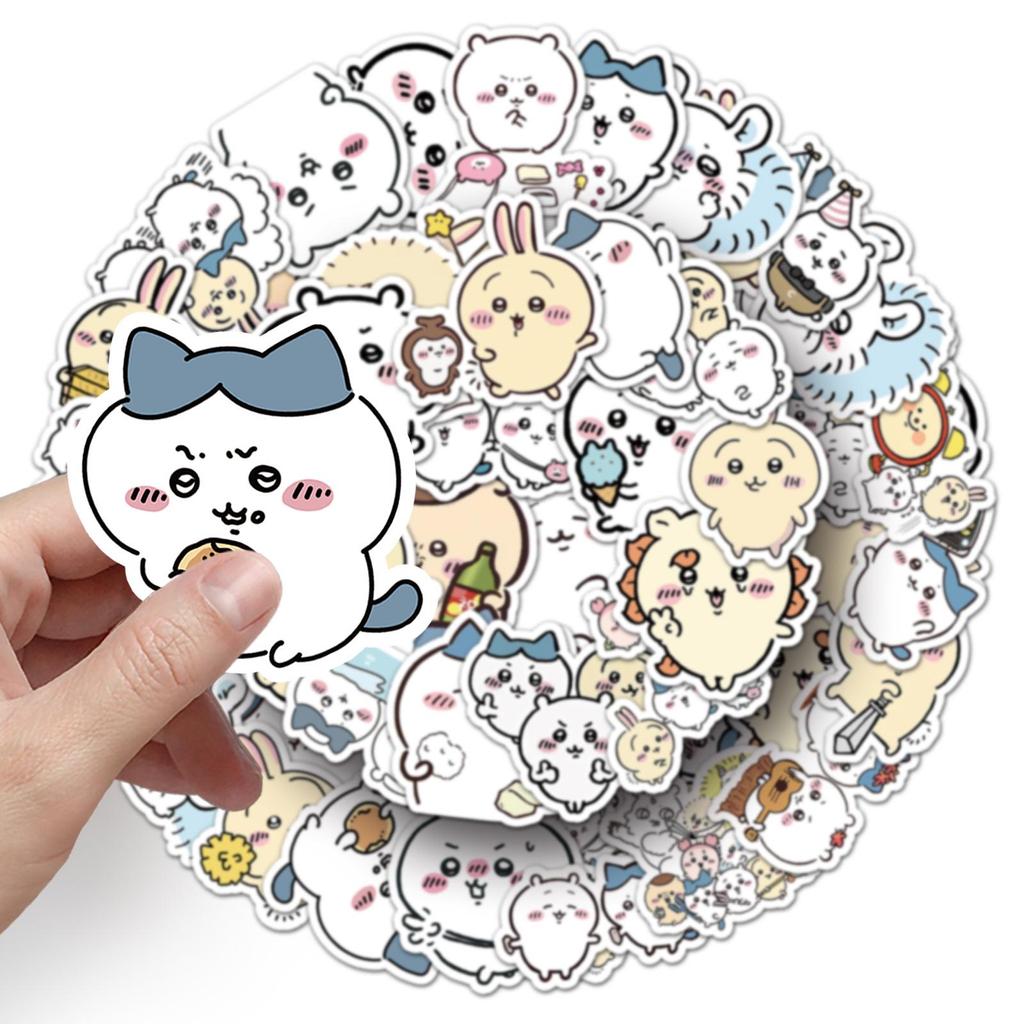 50 Chiikawa Anime Stickers: Waterproof, Cute Japanese Designs for Planners & Decoration