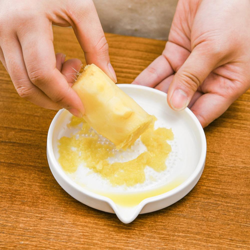 Complementary Food Grinding Tool Fruit Milling Plate Garlic Masher Ceramic Garlic Grater