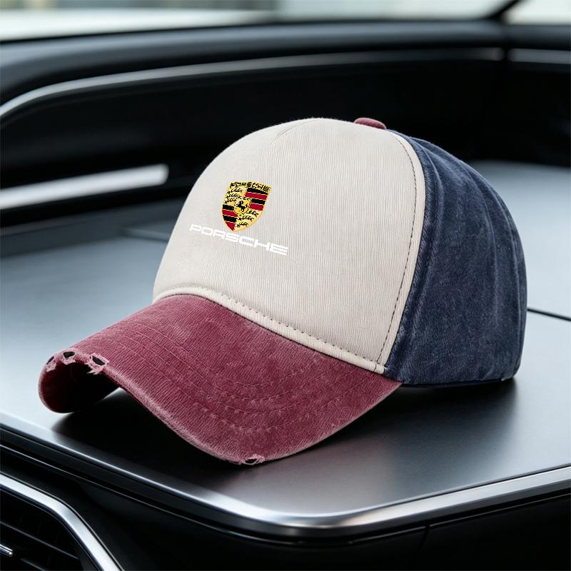 blbn4 Sunshade Fashion Solid Color Duck Tongue Caps Unisex Outdoor For Porsche 911 718 Panamera Macan Cayenne Boxster Cayman Accessory
