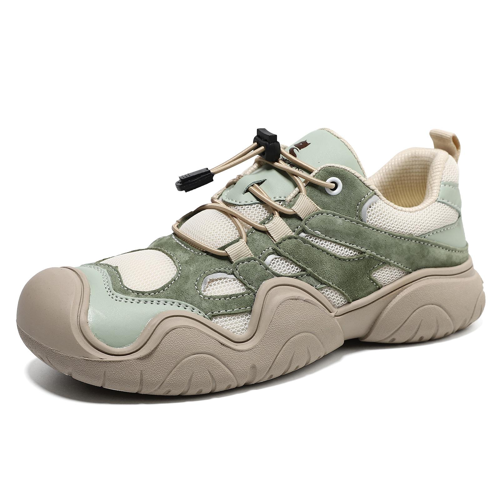 

Популярная мужская повседневная обувь из кожи первого слоя, персонализированная для улицы, обувь для хайкинга, мужская трендовая обувь, обувь на платформе, обувь с большой головой 43