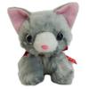 "Let's Be Together" Magnet Mascot Gray Cat