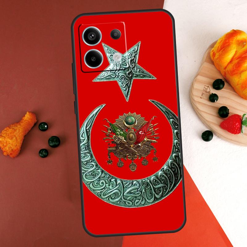 Ottoman Empire Coat Case For Xiaomi Redmi Note 13 14 Pro 9 10 11 12 Pro 10S 11S 12S Redmi 13C 10C 12C 14C Coque