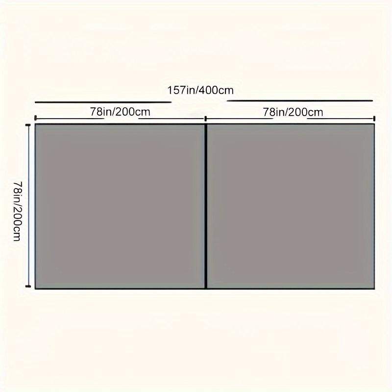 Garage Door Screen 16 x 7 ft for 2 Cars 5.2 lbs Heavy-Duty Fiberglass Mesh for Quick Entry Self Sealing Magnet Retractable