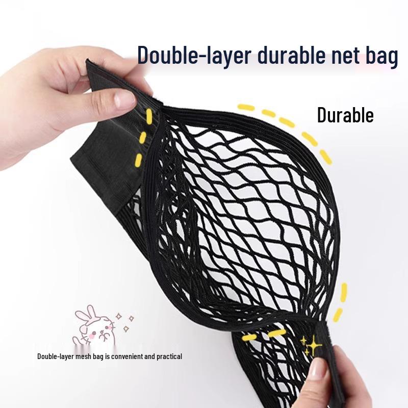 Adhesive Kitchen Cabinet Door Storage Bag Organizer