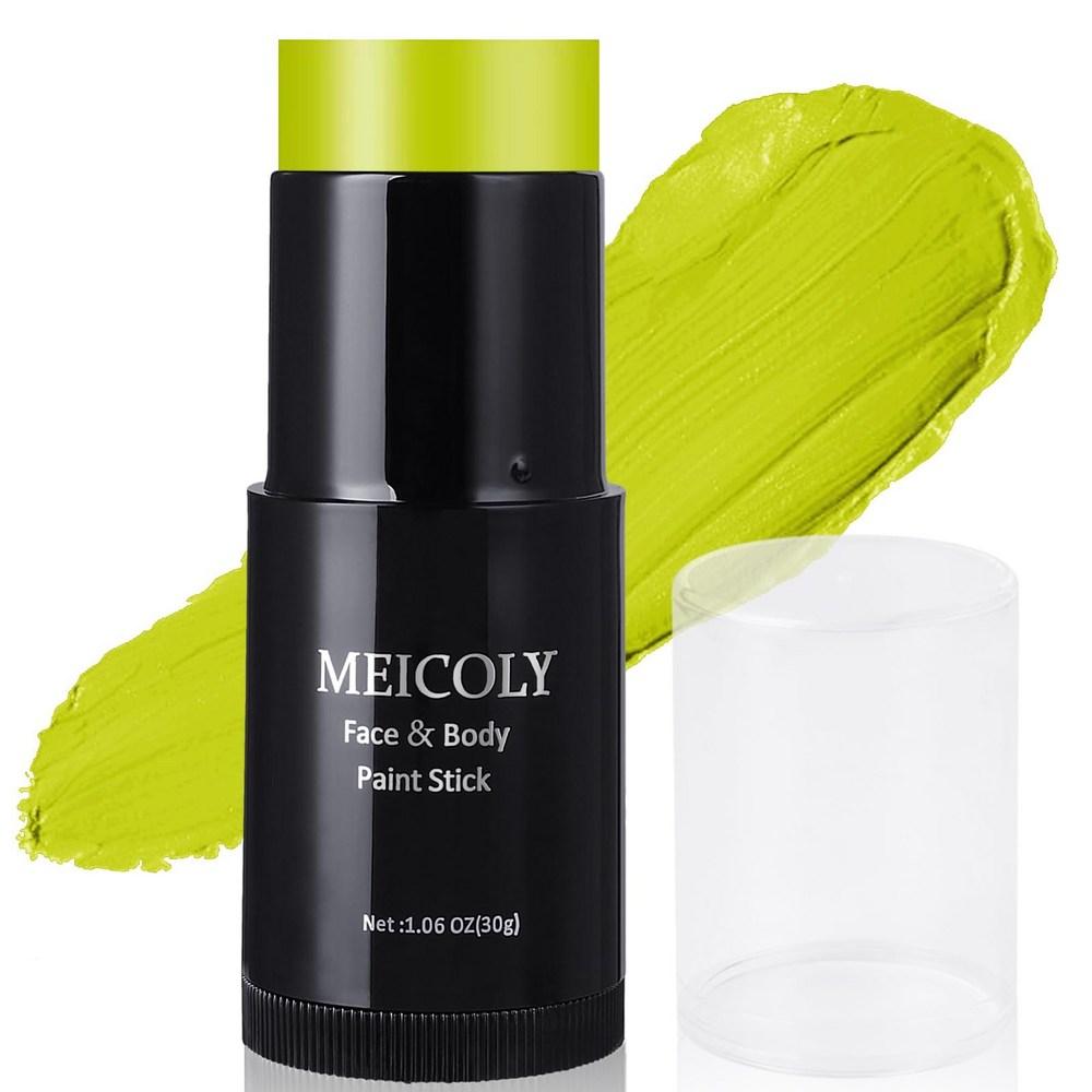 Kids' Face Paint Stick Set Black White Body Paint Sponge Setting Powder Halloween SFX Skeleton Zombie Goth Makeup 1 pcs