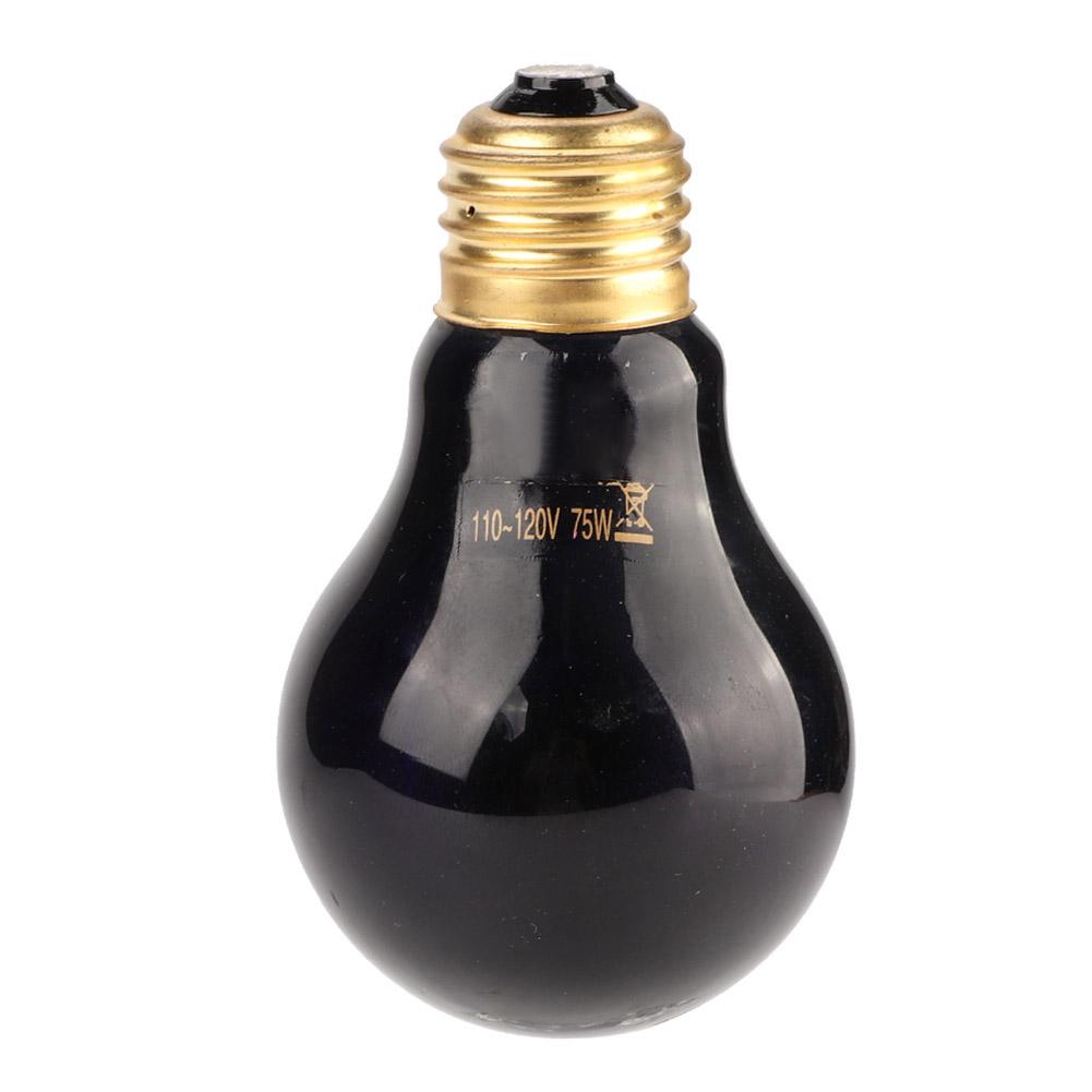 E26 110 120V 50W 75W Heat Light Lamp Heat Bulb for Reptile Pet Amphibian (75W)