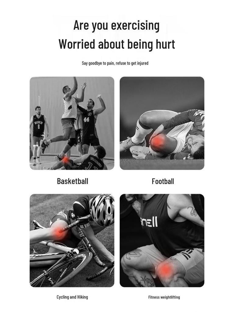 Manșoane Sport Tip Fagure cu Elasticitate în Patru Direcții: Genunchiere respirabile din Lycra pentru baschet, fotbal, protecție anti-coliziune