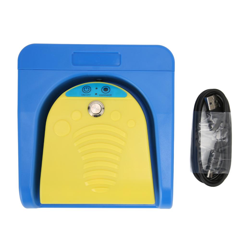 Single Foot Switch Pedal Wireless Wired USB Two Connection Mode Ergonomic Mechanical Switch Foot