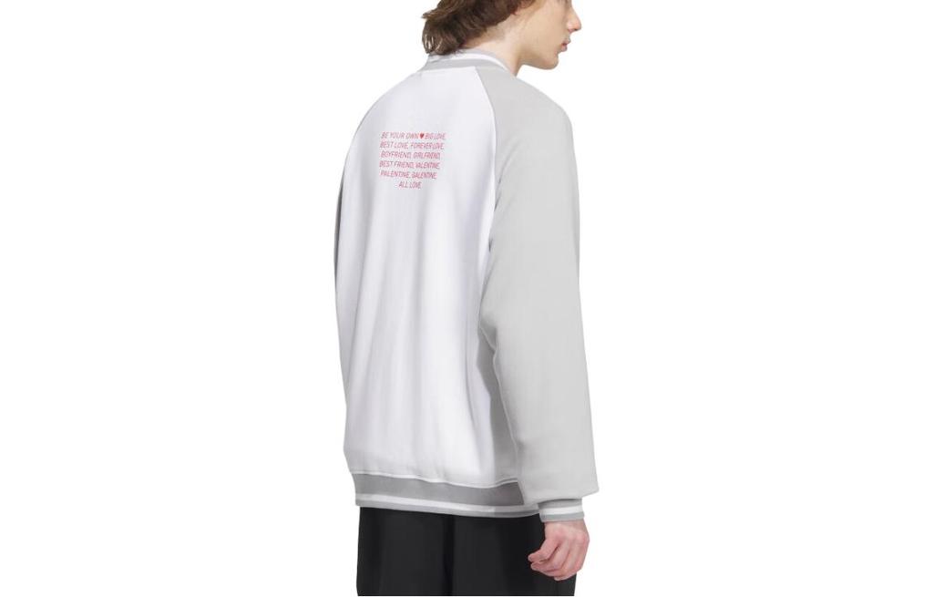 Adidas Jackets Unisex White Light Gray V Neck Moderate Pilot IT6397
