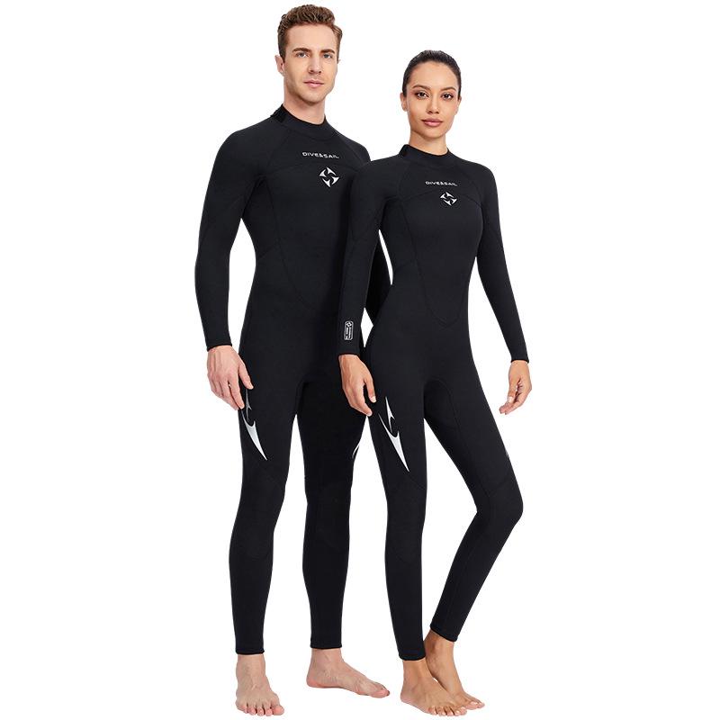 DIVE&SAIL 3MM Wetsuit: Men's/Women's Warm Scuba, Jellyfish, Surfing & Winter Swim Suit
