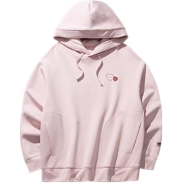 

Anta Loose Casual Hooded Sweatshirt Unisex tops Soft-Pink 172528701-2 L