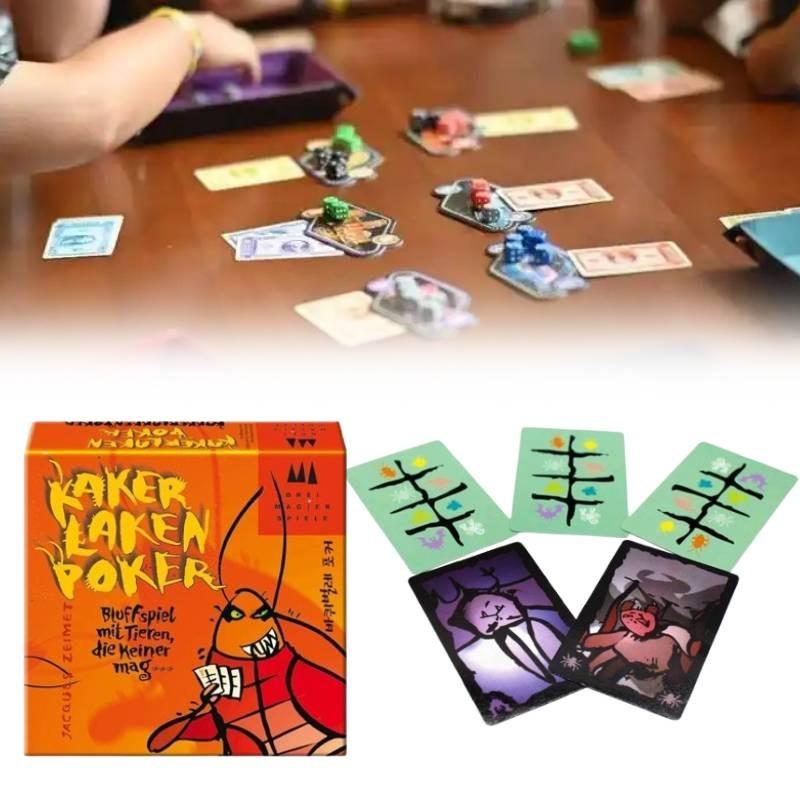 Kaker Laken Poker Card Board Game Family Party Prop Educational Toy Kids Gift