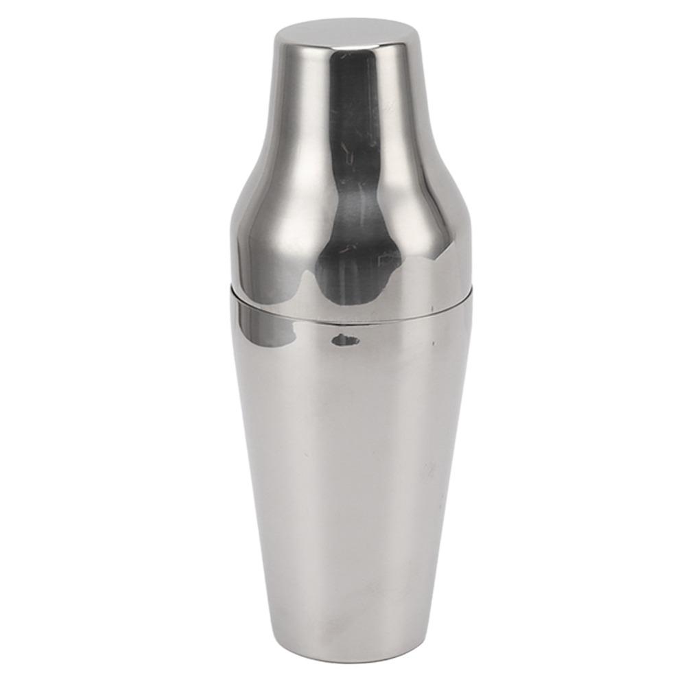 2 Piece Stainless Steel Martini Mixer Dishwasher Safe 2 Section Drink Mixer Drink Shaker Set Home