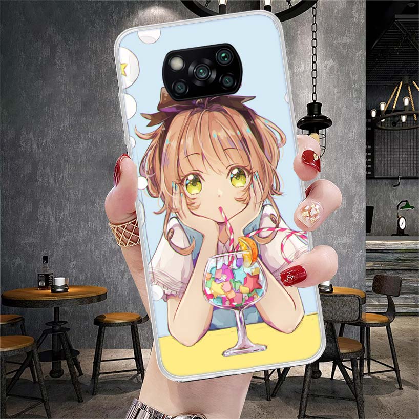 CardCaptor Sakura Anime Phone Case For Xiaomi Redmi 15C 15 13C 13 Poco X5 X6 X7 F7 Ultra M7 12C 12 10 10C 9C 9A 9T 9 Fundas Poco