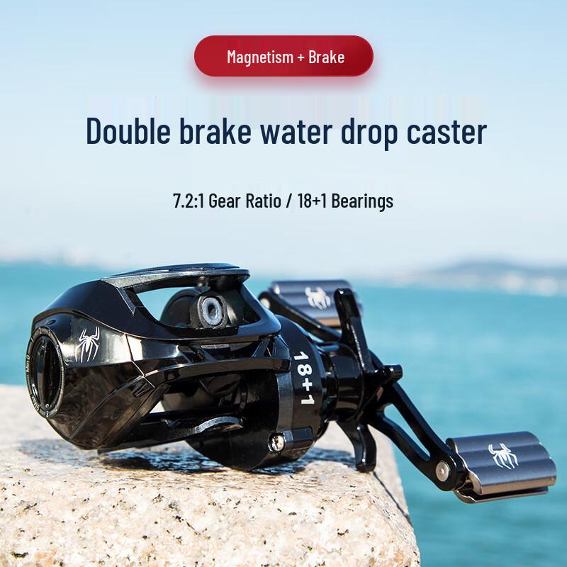 Brangdy Red Spider Long Cast Baitcasting Reel