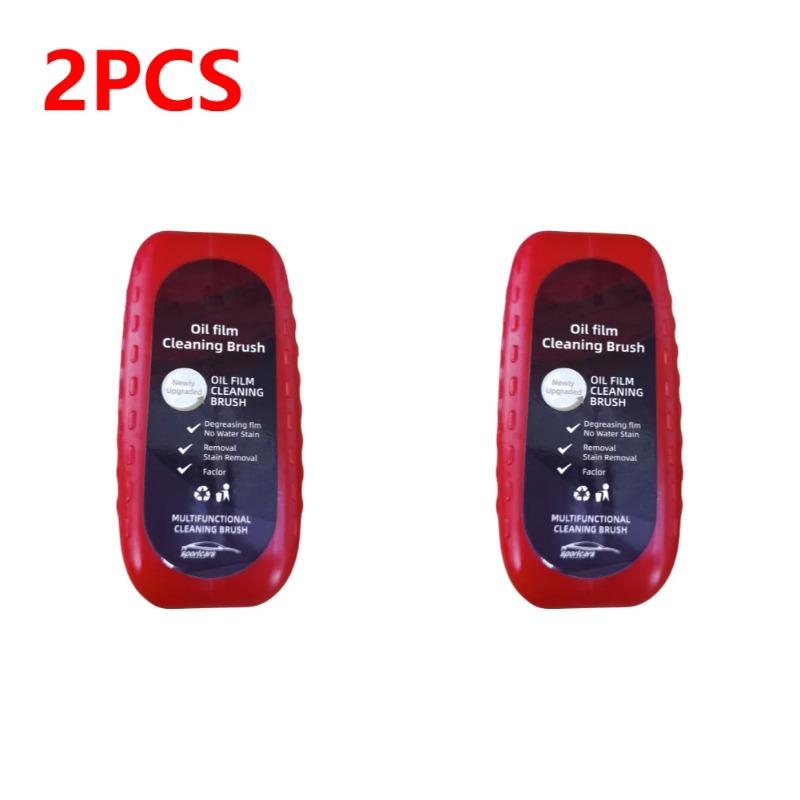 Car Glass Oil Film Remover Powerful Windshield Cleaner Car Glass Sponge Cleaning Brush Water Spots Stain Removal Auto Detailing