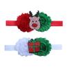 Hair Accessories Twisted Knot Headband Xmas Tree Santa Claus Newborn Hairband Christmas Baby Turban