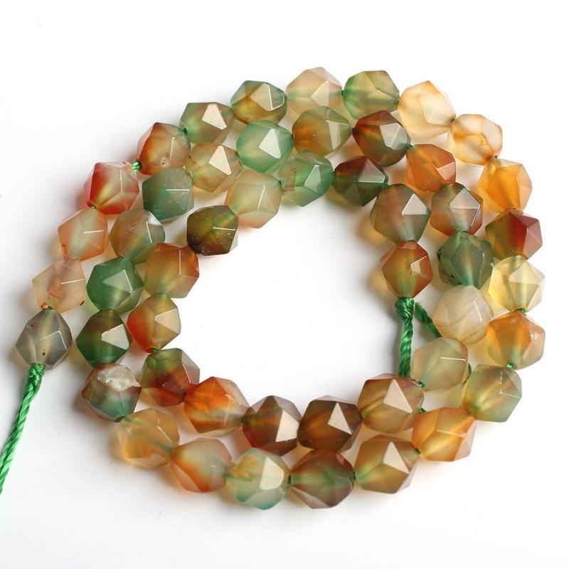 

4/6/8/10/12 мм натуральный граненый розовый зеленый халцедоновый нефритовый камень круглые бусины для изготовления ювелирных изделий 15 дюймов 10mm