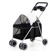 Kitty Teddy Portable Pet Stroller: Lightweight, Folding, Car-Mounted for Small Pets