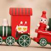 Santa Claus Little Train Ornaments Christmas Tree Home Christmas Decorations  Kids Toys