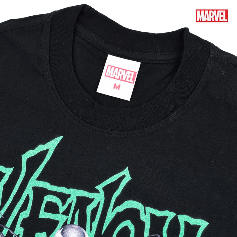 EVERSOUL Marvel Venom Hulk Avengers Short Sleeve T-Shirt, Men's Black, Size L (Imported)