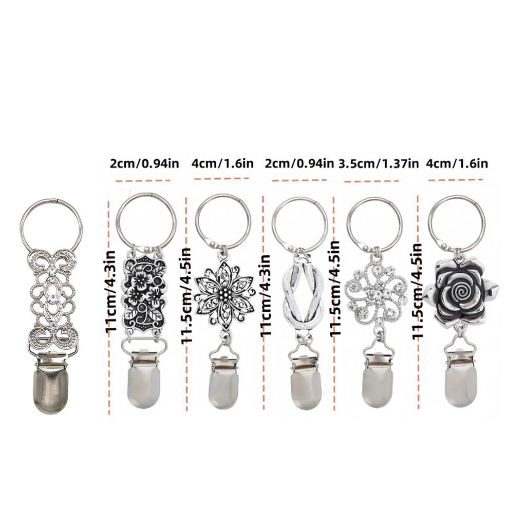 6pcs Metal Cap Holder Clip For Outdoor Enthusiast Secure Windproof Hat Retention Tool Suitable For Various Headwear