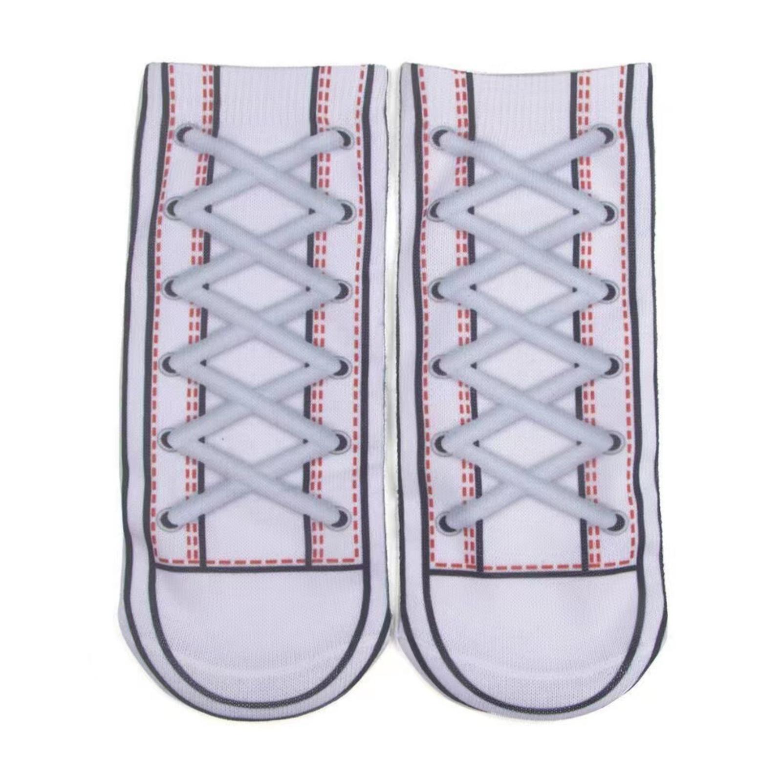 

Women s Short Socks With 3D Printed Designs One Size