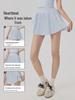 Women's High-Waisted Sports Skirt with Tennis Pocket, Accordion Pleats, Built-In Safety Shorts, and Anti-Exposure Design