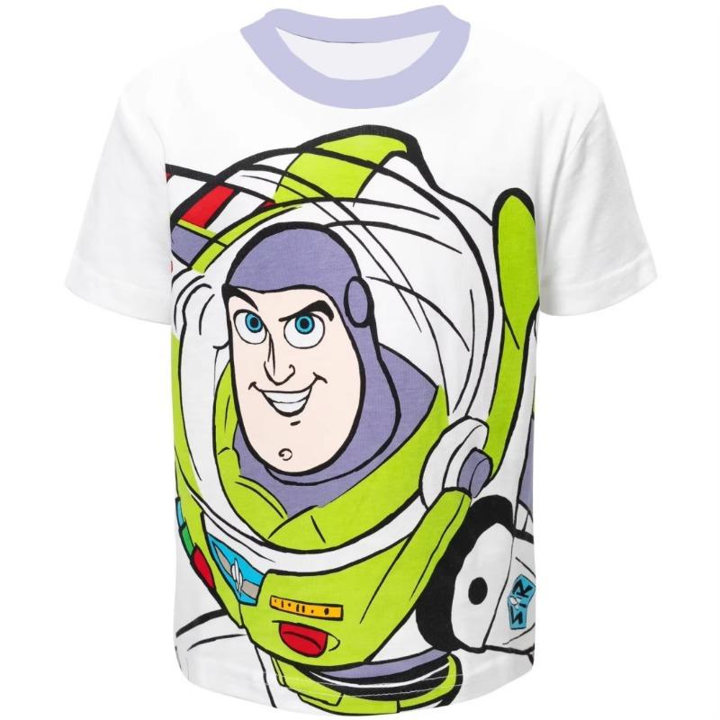 

Toy Story T-Shirt for Men Women Cartoon Rex Buzz Lightyear Woody Short Sleeve Tee Tops Summer Casual Streetwear S