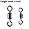Sequins 8 Shape Rolling Swivel Fishing Connector Opening Rotating Ring Opening Fishing Swivel