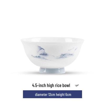 Wutuo Mlžný déšť Jiangnan Podglazurovaná porcelánová miska na rýži
