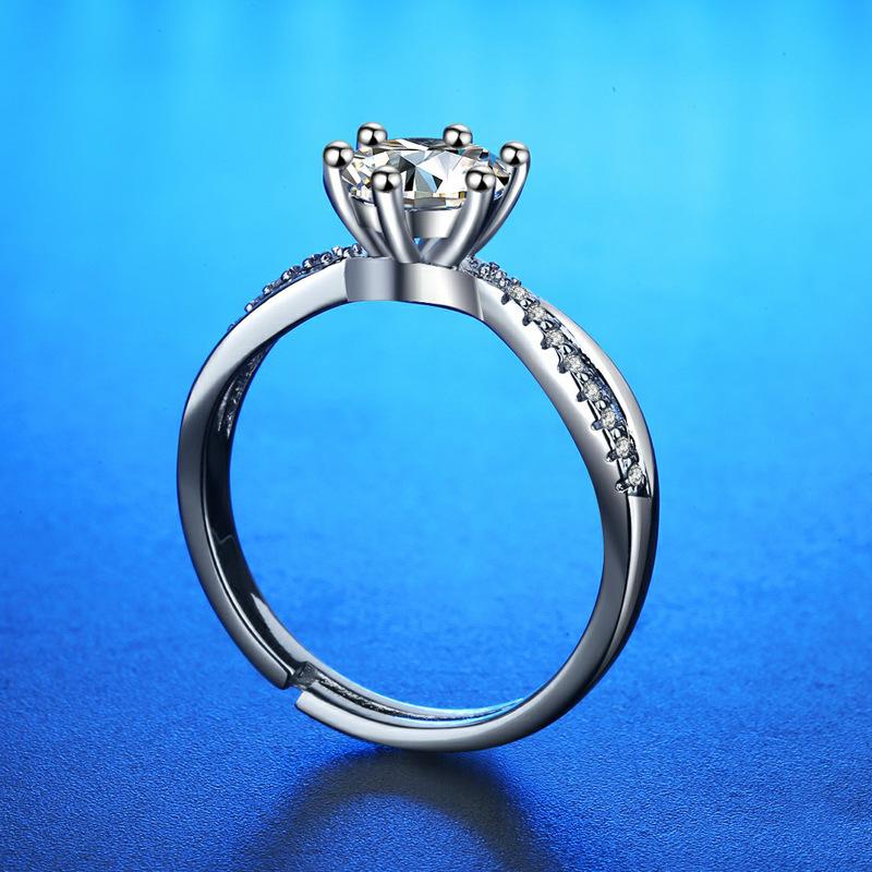 925 Sterling Silver Ring 5A Zircon Classic for Women Man Wedding Jewelry Engagement Charm Party fashion Gift High Quality Ring