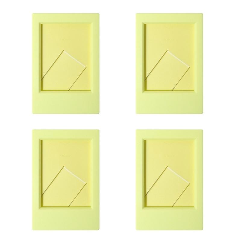 3Inch Minimalists Instantly Photo Frame Light ABS PP Materials Easy Installation For Desk Table Decorations 4pcs