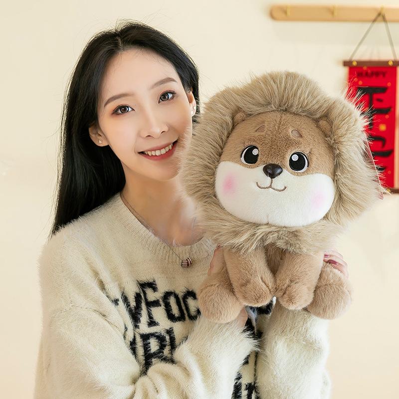 Cute Transformation Cat Plush Toy Cute Little Lion Doll Lion Birthday Gift Gift