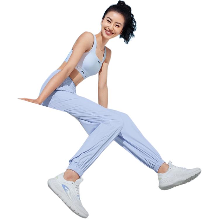 Li-Ning Comfortable Simple Versatile Knitted Sports Pants Women Bottoms AKLT298-3