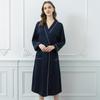 GMXIA Accappatoi da donna per primavera e autunno: Accappatoi Lunghi, da Coppia, Sottili, Assorbenti, Accappatoi e Vestaglie in Poliestere-cotone a Nido d'Ape