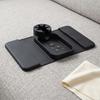 Sofa Storage Rack with Raised Edge Cup Holder Silicone Anti-Slip Armrest Organizer for Remote Phone Tablet Keys