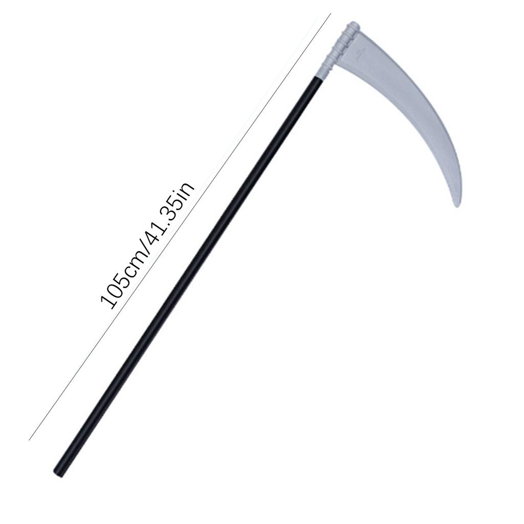 Halloween Julsaker Plastvapen Dödens lie Prestandarekvisita Leksaker för barn Djävul Cosplay-rekvisita Ca 105 cm