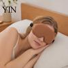 Comfortable Eye Mask for Sleeping Zero Pressure Sleep Mask, 3D Contoured Cover Travel, Light Deep Groove Blocking Blindfold Nap, Cute Cat Ear
