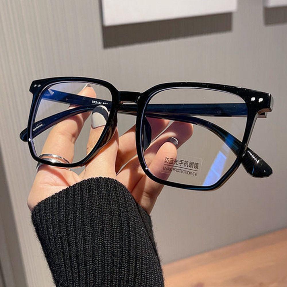 Eye Protection Computer Goggles Oversized Eyeglasses Ultra Light Frame Anti-Blue Light Glasses