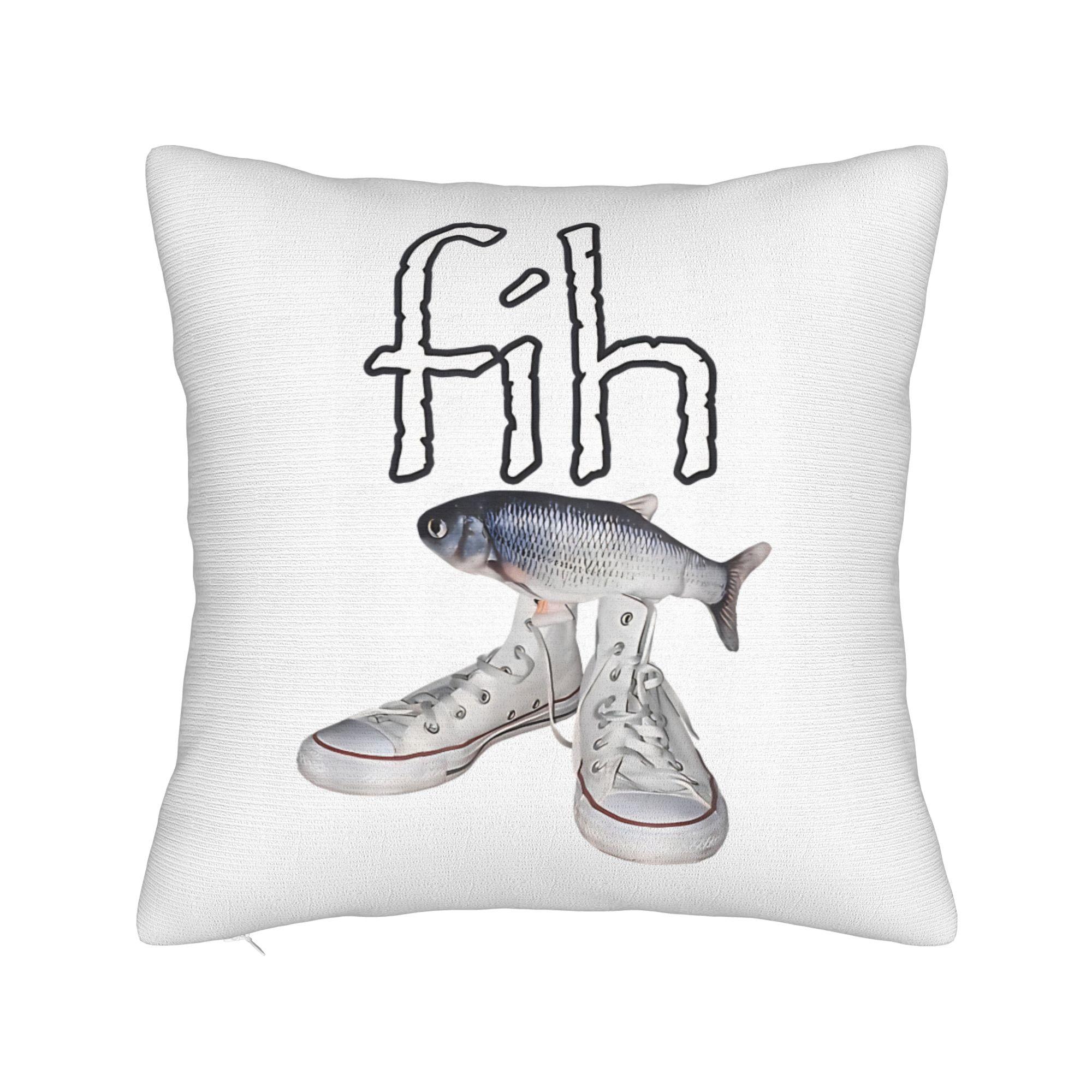 

Fih Shoes Рыба Наволочка Полиэстер Чехол для Подушки Декор Чехол для Подушки Сиденье Прямая Доставка 40X40см 30x30cm 12x12in