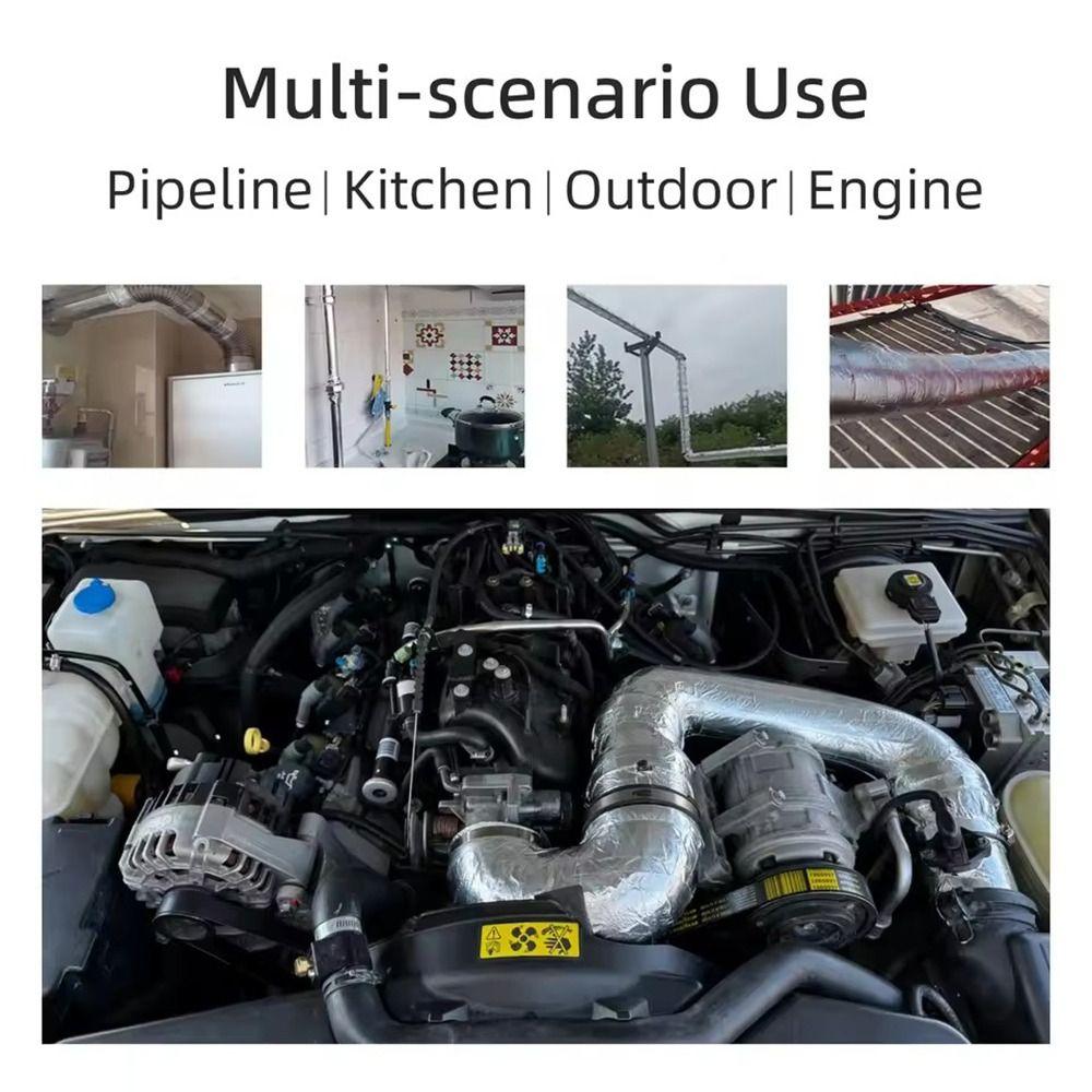 50mmx10M/50mmx5M Insulation Shield Wrap Tape High Temperature Heat Bandage Tape