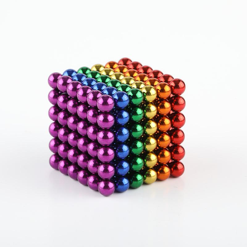 3mm 216pcs Blocks Buck Ball Education Toy Magnetic Puzzle Toy Decompression