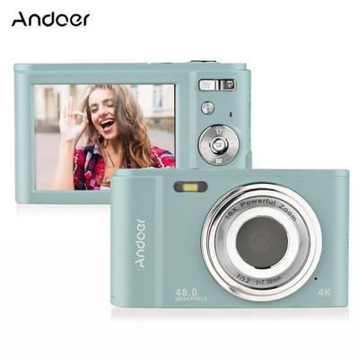 Andoer Φορητή ψηφιακή φωτογραφική μηχανή 48MP 4K Οθόνη IPS 2,88 ιντσών 16X ζουμ Αυτόματη εστίαση αυτοχρονομέτρησης προσώπου