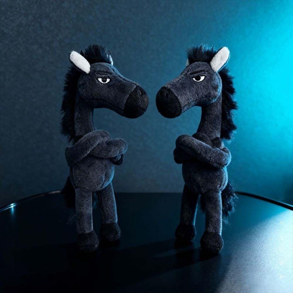 Fantasy Style Horse Plush Toy Cartoon Simulation Pony Plush Doll Birthday Gift
