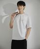 MINDBRIDGE [Collins] Supima_Lettering Back Point Semi-Oversized T-Shirt - 4 Colors