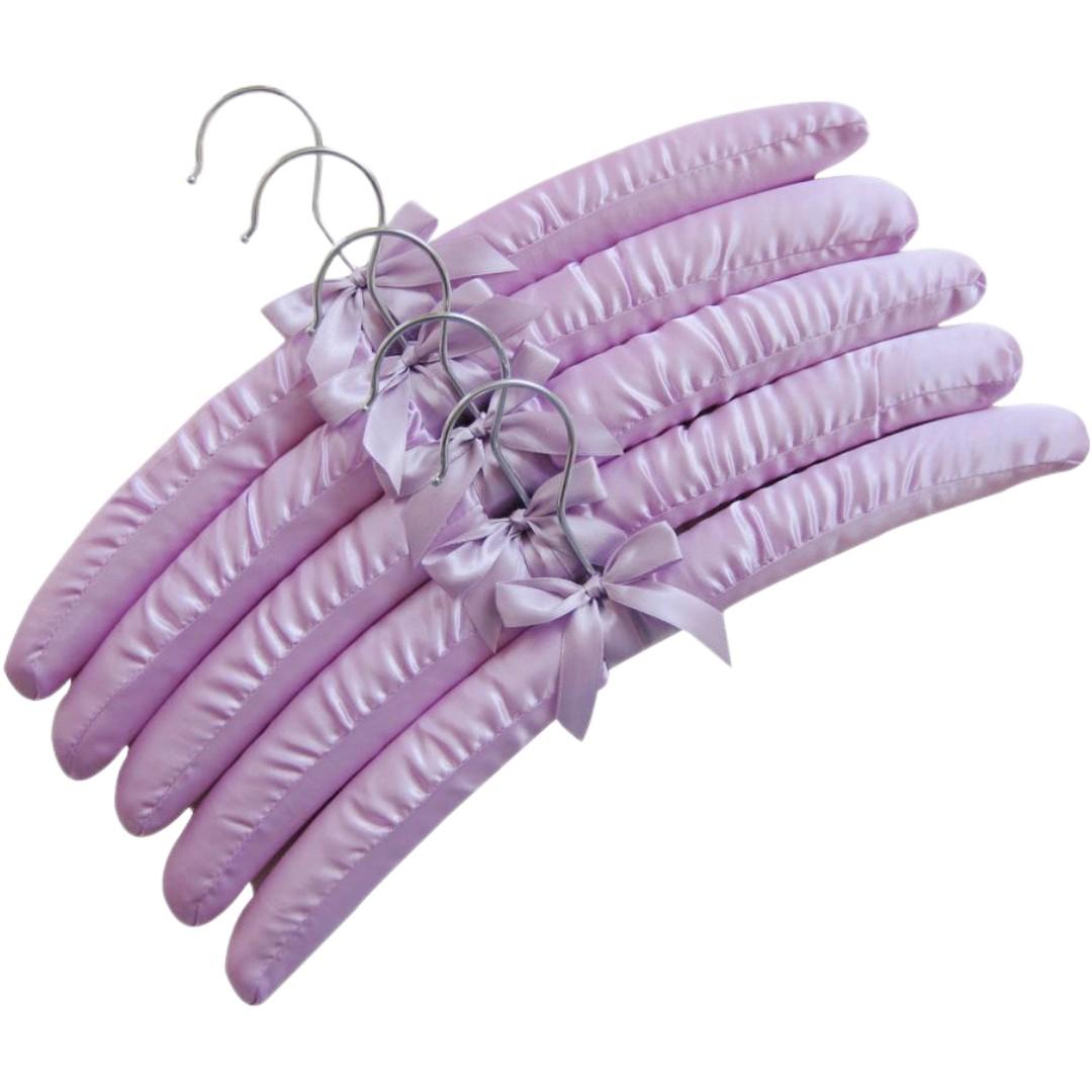 

5pcs/Lot Fabric Coated Hanger Sponge Padded Hangers Hanging Clothes Hangers Hotel Shop Display Rack Hangers 18 Colors 38.5CM