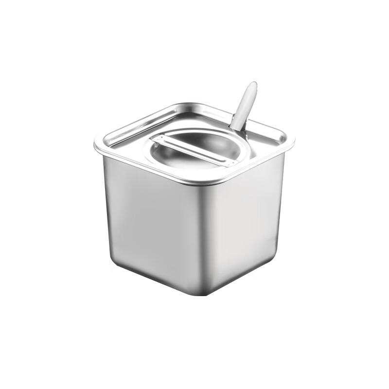 Stainless Steel Square Spice Jar