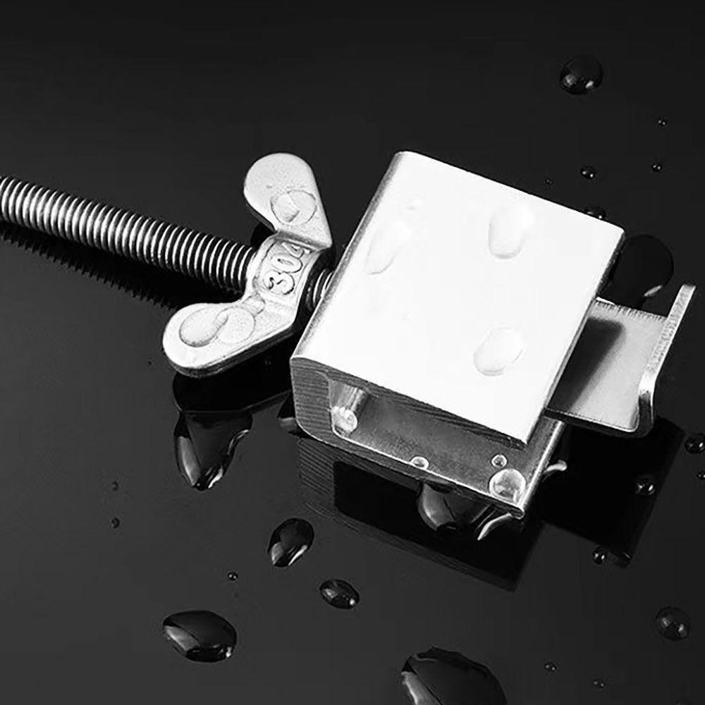 Stainless Steel Safety Door Lock Self-Defense Anti Theft Security Buckle Lock Portable Easy To Install Door Stopper Lock Hotel